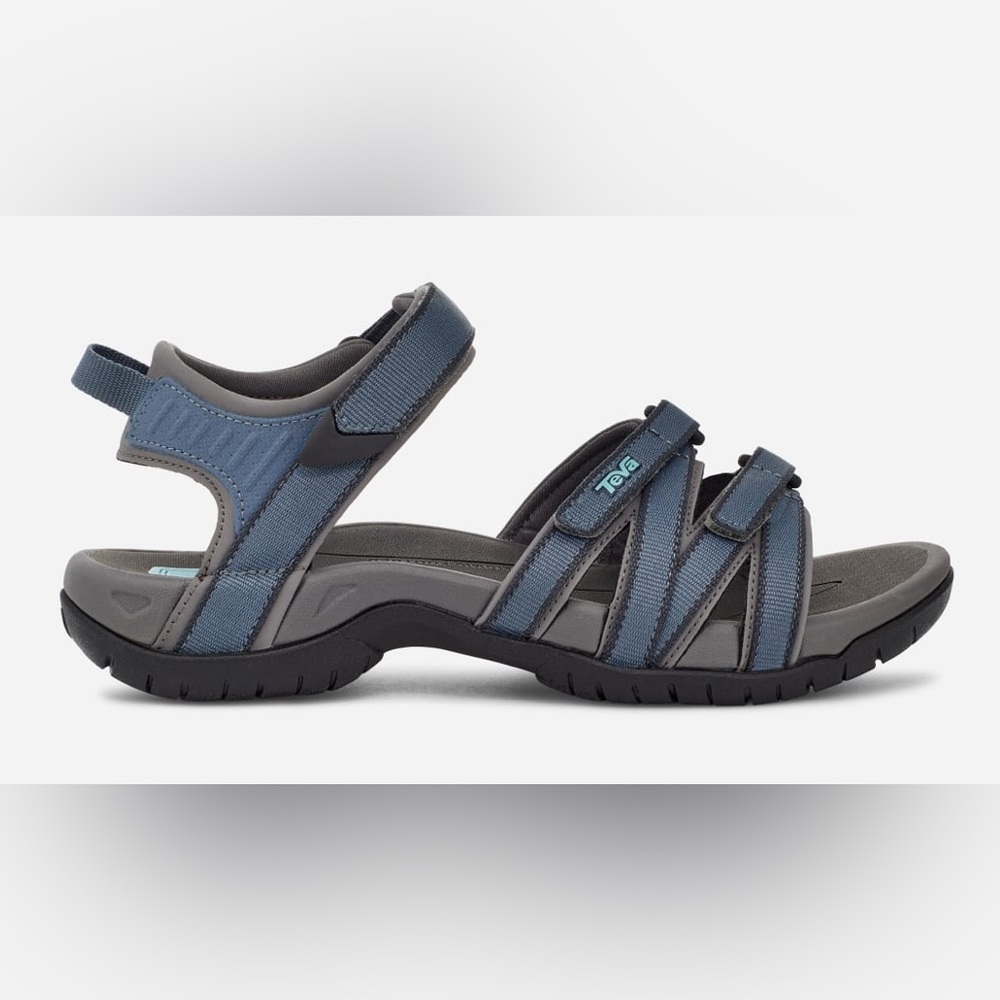 NIB Teva Tirra Velcro Sandal Blue Bering Sea Size 7.5